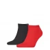Calvin Klein Klein Sneaker Socks 2 Pack Mens Red