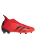 adidas Predator .3 Laceless Childrens FG Football Boots Red/SolarRed