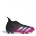 adidas Predator .3 Laceless Childrens FG Football Boots Black/ShockPink