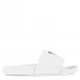 Женские шлепанцы Guess Womens Triangle Logo Sliders Pure White G011