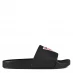 Женские шлепанцы Guess Womens Triangle Logo Sliders Jet Black A996