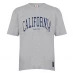 SoulCal USA Print T Shirt Mens Ice Grey