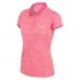 Regatta Womens Remex II Polo T-Shirt Tropicl Pink