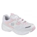 Skechers D-Lites Airy Trainers Ladies White/Pink
