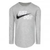 Nike Long Sleeve T Shirt Grey Heather