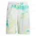 Мужские шорты adidas Allover Print Mesh Shorts Mens White / Almost Lime
