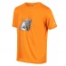 Regatta Fingal Slogan T-Shirt Flame Orange