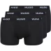 Мужские трусы Hugo 3 Pack Boxer Shorts Black 001