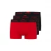 Мужские трусы Hugo 3 Pack Boxer Shorts Bright Red 621