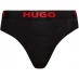 Жіноча білизна Hugo Stretch Cotton Thong Black 001