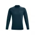 Under Armour Rush All Purpose Mock Collar Baselayer Top Mens Blue Note
