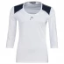 HEAD CLUB 3 Quarter Sleeve T-Shirt White/Dark Blue