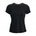 Жіноча футболка Under Armour Iso Chill Run Laser T-Shirt Black/Reflect