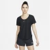 Женская футболка Nike Air DriFit Short Sleeve T Shirt Womens Black