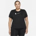 Женская футболка Nike DriFit Swoosh Run T Shirt Womens Black