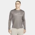 Мужская футболка с длинным рукавом Nike Miler GX Long Sleeve T Shirt Mens Cave Stone