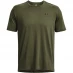 Мужская футболка с коротким рукавом Under Armour Rush Energy Short Sleeve T Shirt Mens Green