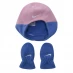 Nike Swoosh Trapper Hat And Mitten Set Pink