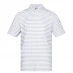 Slazenger Stripe Polo Shirt Mens White