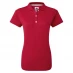 Footjoy Neck Trim Polo Shirt Womens Red