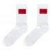 Женские носки HUGO 2 Pack Rib Label Crew Socks White 100