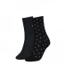 Женские носки Tommy Bodywear Hilfiger Dot Crew Socks 2 Pack Ladies Black