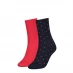 Женские носки Tommy Bodywear Hilfiger Dot Crew Socks 2 Pack Ladies Red