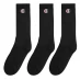 Женские носки Champion Legacy 3 Pack of Socks Womens Black/Col Logo