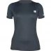 Жіноча футболка Karrimor Short Sleeve Polyester T Shirt Ladies Charcoal