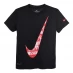 Nike Text Swoosh T-Shirt Infant Boys Black