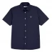 US Polo Assn US Polo Oxford Short Sleeve Shirt Mens Navy Blazer
