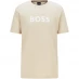 Boss Round Neck Logo T Shirt Lt Beige 271