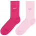 Женские носки Elle Bamboo Crew Socks Two-Pack Pink