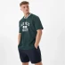 Jack Wills Varsity Open Neck T Shirt Dark Green