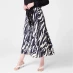 Женская юбка Biba Pleated Midi Skirt Navy Zebra