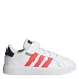 adidas Grand Court Child Boys Trainers White/Red