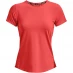 Женская футболка Under Armour Iso Chill Run Laser T-Shirt Red Refelctive