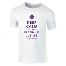 Jubilee Keep Calm Platinum Jubilee T-Shirt Womens
