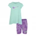 Детские шорты Nike Shirt Set Girls Violet Shock