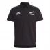 Мужская футболка поло adidas All Blacks Polo Shirt Mens Black/Steel