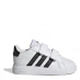 adidas Grand Court Infant Boys Trainers White/ Black