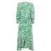 Женское платье Biba Biba Printed Wrap Dress Green
