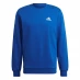 Мужской свитер adidas Essentials Fleece Sweatshirt Mens Royal Blue / White