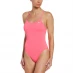 Nike Lace Up Swimsuit Womens Hyper Pink
