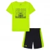 Under Armour 2PC Tee-Short Set In43 Yellow/Black