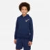 Детская толстовка Nike Sportswear Big Kids' (Boys') Fleece Hoodie Midnight Navy
