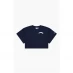 Жіноча футболка Champion Crop Collegiate T Shirt Navy BS538