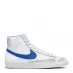 Чоловічі кросівки Nike Blazer Mid High Tops Mens White/Blue