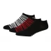 DKNY DKNY Camila Liner 3 Pack of Socks Womens Blk/Ecru/Red