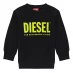 Детский свитер Diesel Logo Sweatshirt Blk/Fluo K90AA